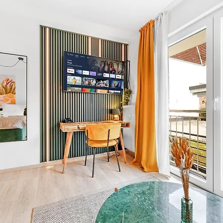 Lemon3 - Sap Arena & Maimarkt - Smart-tv - Self-checkin - Free Parking Apartment *