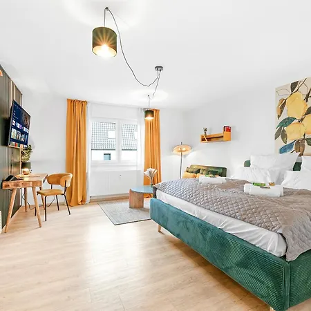 Lemon3 - Sap Arena & Maimarkt - Smart-tv - Self-checkin - Free Parking Apartment
